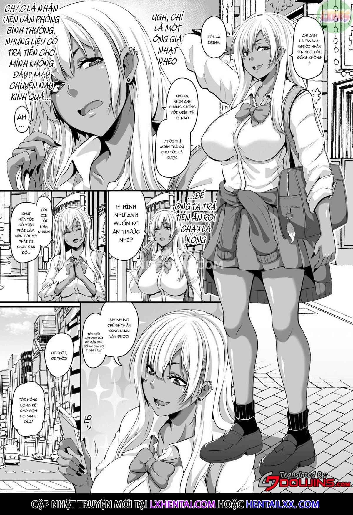 Xem ảnh 6 trong truyện hentai A Sugar Daddy And The Gyaru Girls He Pays To Have An Orgy With Him - One Shot - truyenhentai18.pro