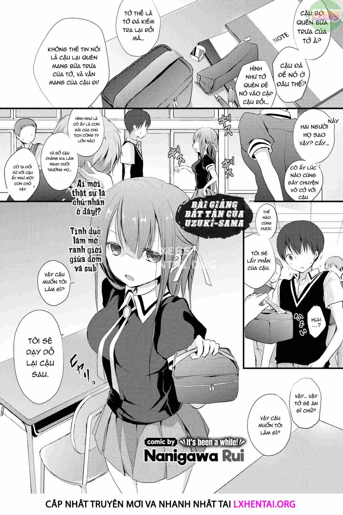 Xem ảnh 4 trong truyện hentai Bài Học Bất Tận Của Uzuki-sama - One Shot - truyenhentai18.pro