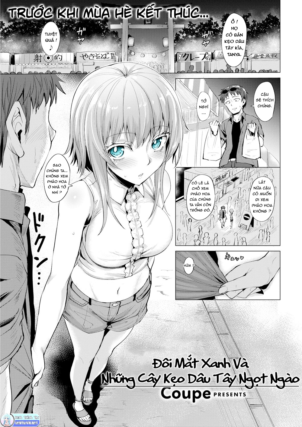 Hình ảnh 1603163659193_0 trong Blue Eyes And Candied Strawberries - One Shot - Hentaimanhwa.net
