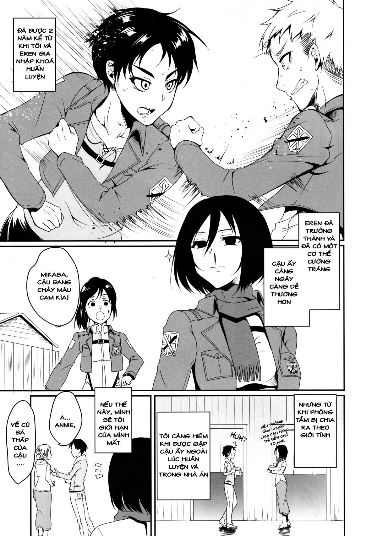 Xem ảnh 1603625848144_0 trong truyện hentai Eren x Mikasa Hentai ni osowareru Hon - One Shot - truyenhentai18.pro