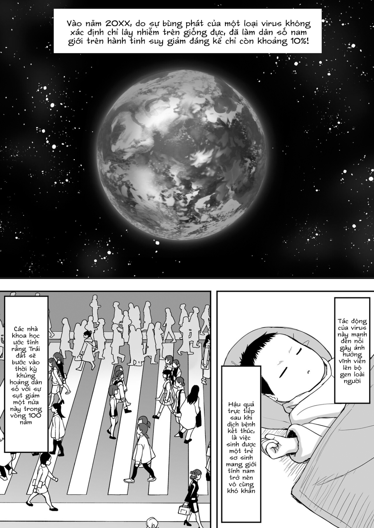 Hình ảnh 3 trong I Wanna Fuck A Lot In A World Where Males Are A Tenth Of The Population - One Shot - Hentaimanhwa.net