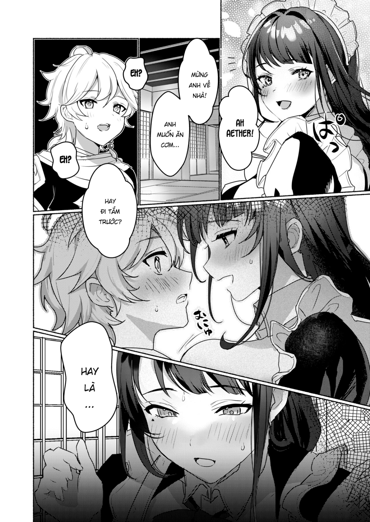Xem ảnh 4 trong truyện hentai Inazuma Clumsy Maid Chaya ~Cosplay Sex With The Unusually Horny Maids - One Shot - truyenhentai18.pro