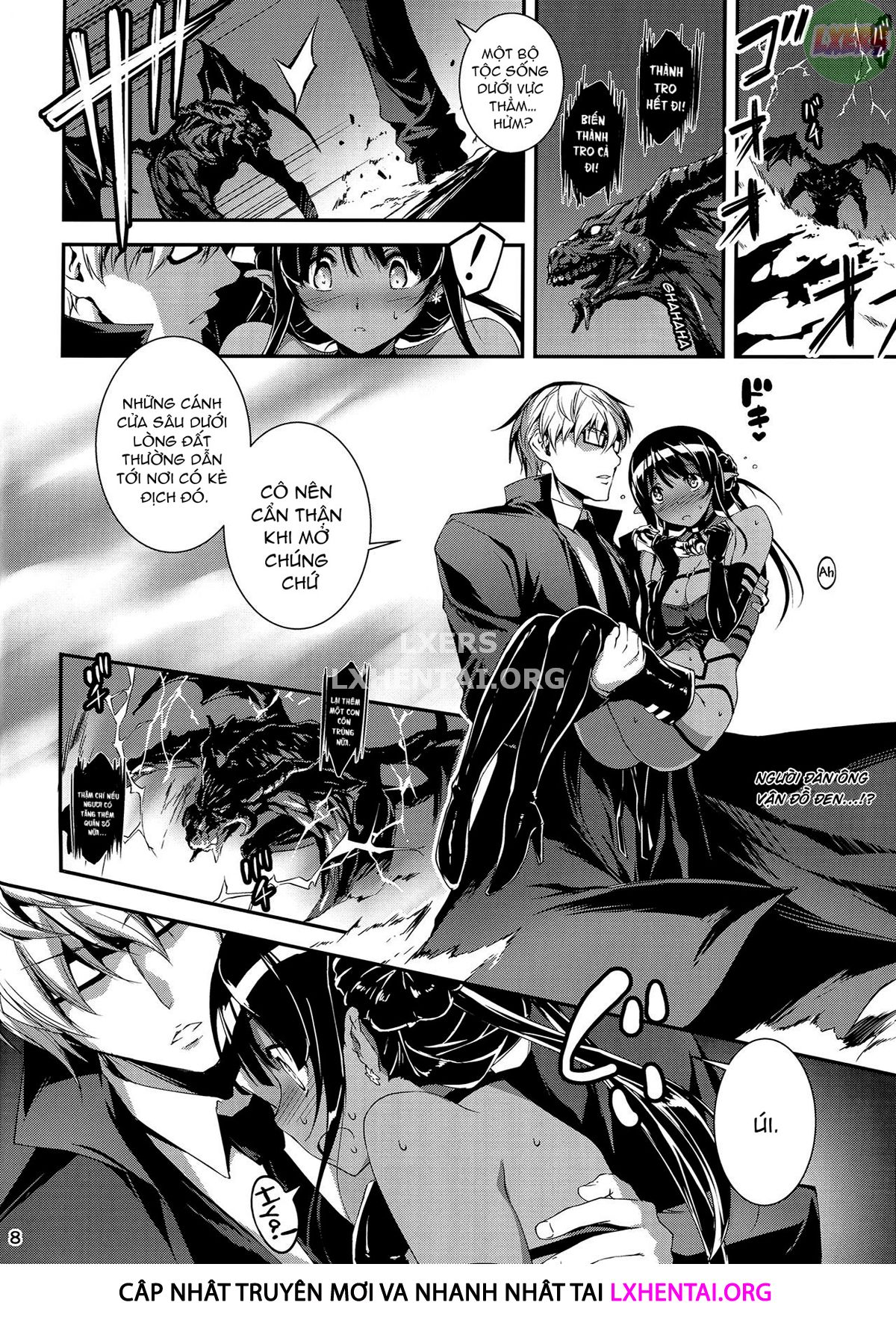Xem ảnh 12 trong truyện hentai Kuro No Ryman To Kishi Yufia - Chapter 4 - truyenhentai18.pro