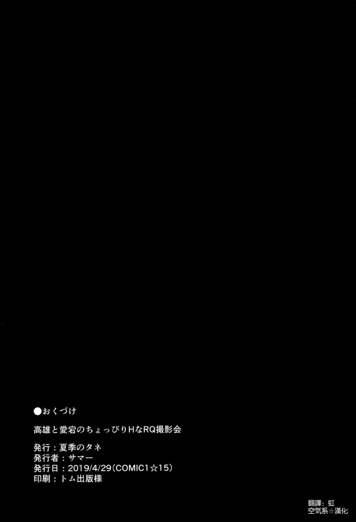 Xem ảnh 1601991122770_0 trong truyện hentai Takao To Atago No Choppiri H Na RQ Satsueikai - One Shot - truyenhentai18.pro