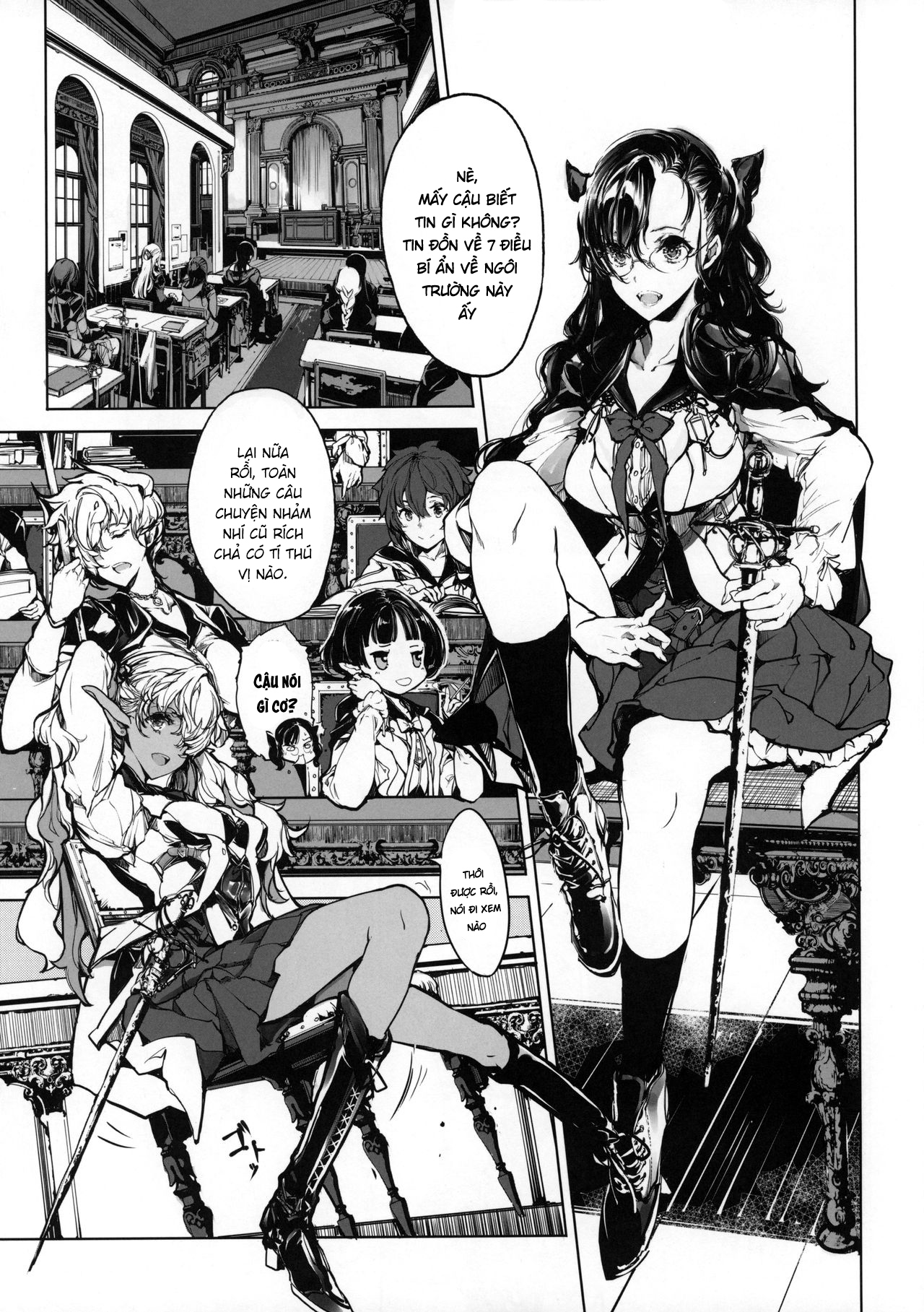 Xem ảnh 4 trong truyện hentai Bí Mật Hiệp Sĩ Trinh Nữ - Chapter 1 - truyenhentai18.pro